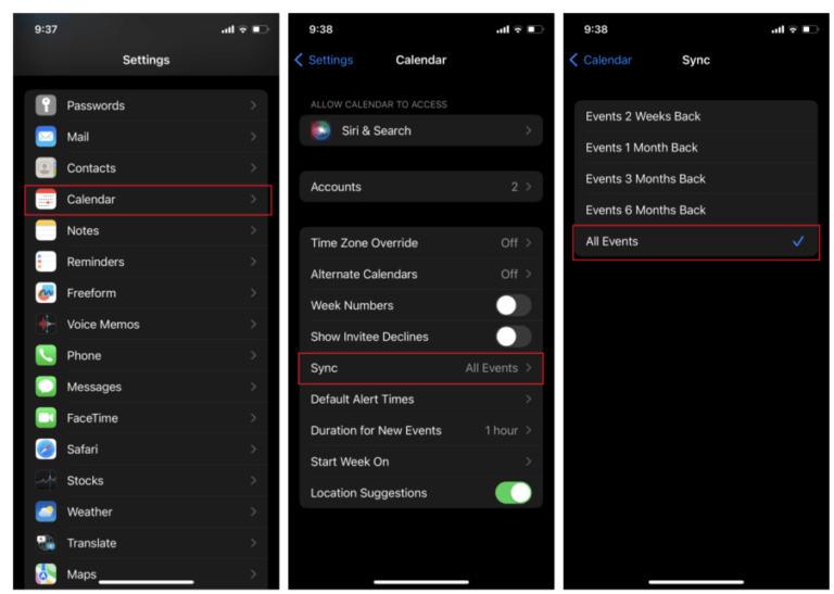IPhone Calendar Events Disappeared 3 Ways To Recover 